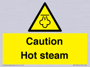Caution Hot steam